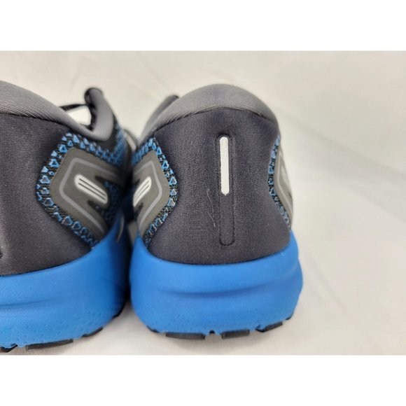 Brooks Ghost 14 Running Shoes Sneakers Mens Size 13 Black Blue Gray 1103691D056 - Picture 3 of 9